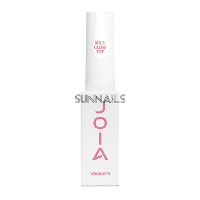 JOIA vegan Top Mica Gloss, 8 мл &mdash; топ для гель-лаку з шимером без липкого шару