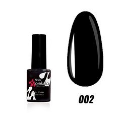 Nails Molekula Gel polish 002, 6 мл — гель-лак для нігтів, чорний