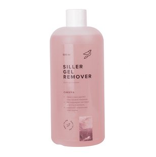 Siller Gel Remover, сакура, 500 мл — ремувер для зняття гель-лаку