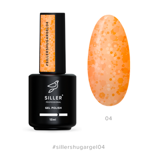Siller Sugar gel, 04, 15 мл &mdash; гель для дизайну нігтів