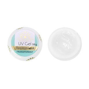 Global Fashion UV Gel, Transparent, 56 мл &mdash; гель для нарощення нігтів