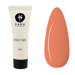SAGA professional POLY GEL NEW, 08, 30 мл &mdash; полігель для нарощення нігтів