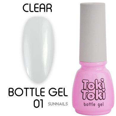 Toki-Toki Bottle gel, 01, 5 мл — гель для укріплення нігтів