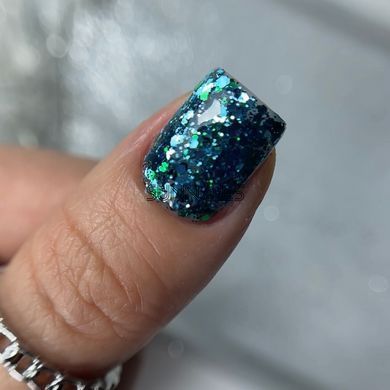 NAILSOFTHENIGHT Brokat gel, 03, 5 гм &mdash; дизайн гель з різнобарвним брокатом та глітером для нігтів