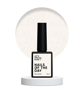 NAILSOFTHEDAY Let&rsquo;s special gel polish, DUNE/1, 10 мл &mdash; особливий гель-лак для нігтів, що перекриває в один шар (світлий пісок)