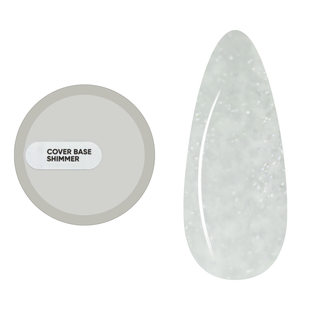 SAGA Professional Cover Shimmer Base, 09, 15 мл &mdash; база для гель-лаку камуфлююча з шимером