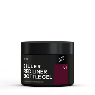Siller Bottle Liner Gel Red, 01, 15 мл (банка) &mdash; гель для укріплення нігтів