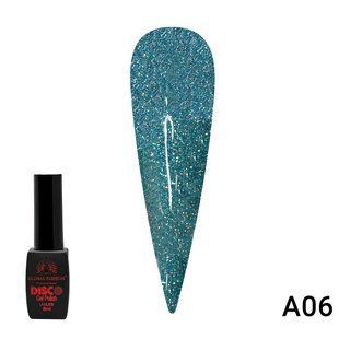 Global Fashion Disco gel polish, A06, 8 мл &mdash; гель-лак для нігтів світловідбивний
