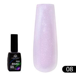 Global Fashion Color Builder Gel, 08, 12 мл &mdash; гель для нарощення нігтів