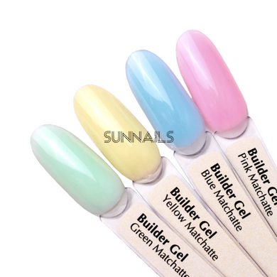 PNB Builder Gel, Green Matchatte, 5 мл &mdash; гель для нарощення нігтів