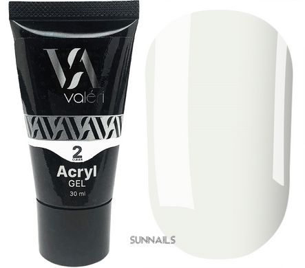 Valeri Acryl Gel 02, 30 мл — акригель в тюбику