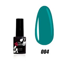 Nails Molekula Gel polish 004, 6 мл — гель-лак для нігтів, блакить