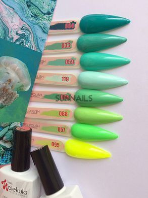Nails Molekula Gel polish 004, 6 мл &mdash; гель-лак для нігтів, блакить