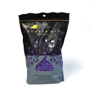 Global Fashion Гарячий плівковий віск у гранулах, Grape, 1000 г