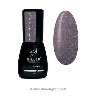 Siller gel polish, Shine Light Potal, 01, 8 мл &mdash; світловідбивний гель-лак з поталлю