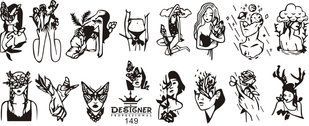 Пластина для стемпінгу Designer Professional №149