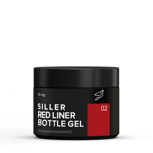 Siller Bottle Liner Gel Red, 02, 15 мл (банка) &mdash; гель для укріплення нігтів