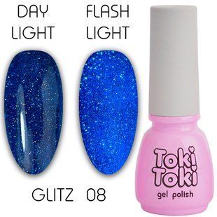 Toki-Toki Gel polish, Glitz, GZ08, 5 мл &mdash; гель-лак для нігтів