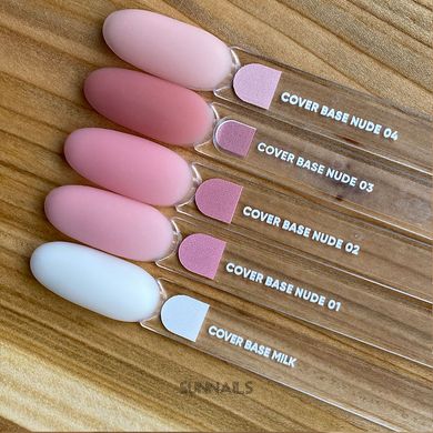 NAILSOFTHEDAY Cover base milk, 10 мл — ніжно-молочна камуфлююча база для нігтів