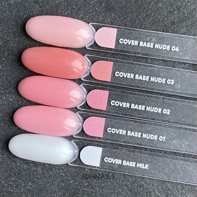 NAILSOFTHEDAY Cover base milk, 10 мл — ніжно-молочна камуфлююча база для нігтів