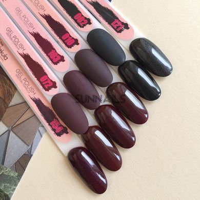 Nails Molekula Gel polish 154, 6 мл &mdash; гель-лак для нігтів, бордовий з мерехтінням