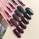 Nails Molekula Gel polish 154, 6 мл &mdash; гель-лак для нігтів, бордовий з мерехтінням
