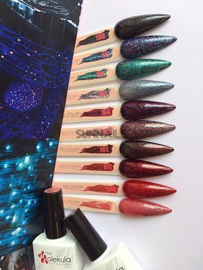 Nails Molekula Gel polish 005, 6 мл &mdash; гель-лак для нігтів, червоний