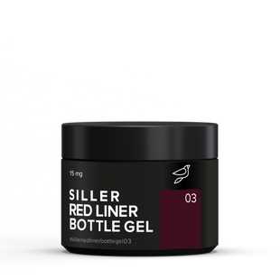 Siller Bottle Liner Gel Red, 03, 15 мл (банка) &mdash; гель для укріплення нігтів