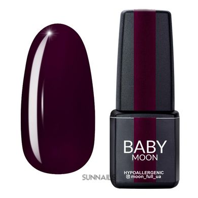 Baby Moon Gel polish Burgundy, 09, 6 мл — гель-лак для нігтів, винний камінь