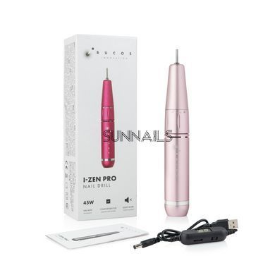 Фрезер для манікюру та педикюру BUCOS I-ZEN Pro Nail Drill, 45W, 35000 об/хв, LIGHT PINK