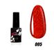 Nails Molekula Gel polish 005, 6 мл — гель-лак для нігтів, червоний