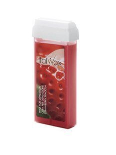 ItalWax Касетний віск для депіляції, Strawberry (Полуниця), 100 мл