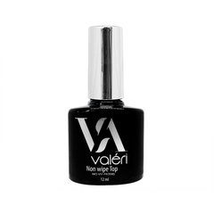 Valeri Top Non Wipe No UV-filters, 12 мл — топ для гель-лаку без липкого шару, без УФ фільтрів