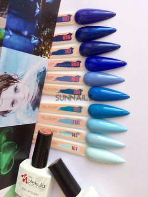 Nails Molekula Gel polish 056, 6 мл &mdash; гель-лак для нігтів, синій перламутр