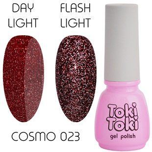 Toki-Toki Gel polish, Cosmo, 23, 5 мл &mdash; світловідбивний гель-лак для нігтів