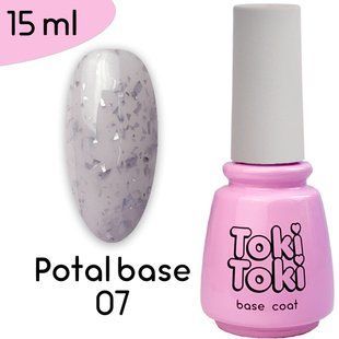 Toki-Toki Potal Base, 007, 15 мл &mdash; база для гель-лаку з поталлю