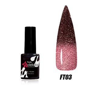 Nails Molekula Flash Thermo gel polish, FT03, 6 мл &mdash; гель-лаку для нігтів світловідбивний з термо-ефектом