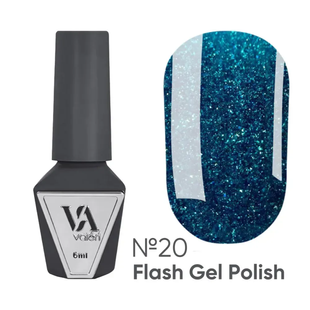 NEW Valeri Flash gel polish, 20, 6 мл &mdash; світловідбивний гель-лак
