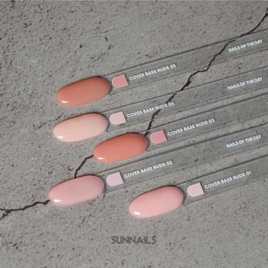 NAILSOFTHEDAY Cover base nude 01 10 мл — камуфлююча база для нігтів