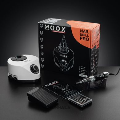 Фрезер для манікюру та педикюру MOOX X200, 50 000 об/хв, 70 W, Білий