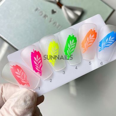 SAGA Professional Stamping paint Neon, 03, 8 мл &mdash; лак для стемпінгу неоновий