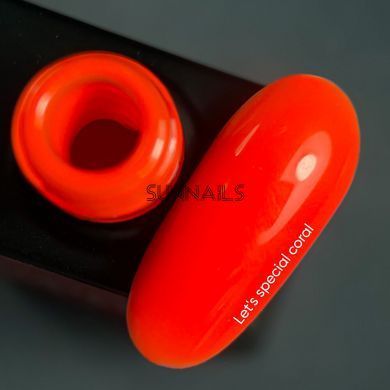 NAILSOFTHEDAY Let&rsquo;s special gel polish, Coral, 10 мл &mdash; особливий гель-лак для нігтів, що перекриває в один шар