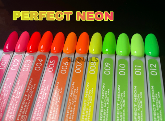 Baby Moon Gel polish Perfect Neon, 12, 6 мл &mdash; гель-лак для нігтів, неоновий мохіто