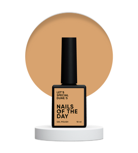 NAILSOFTHEDAY Let&rsquo;s special gel polish, DUNE/5, 10 мл &mdash; особливий гель-лак для нігтів, що перекриває в один шар (ранковий пісок пустелі)