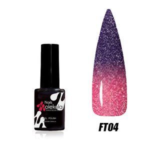 Nails Molekula Flash Thermo gel polish, FT04, 6 мл &mdash; гель-лаку для нігтів світловідбивний з термо-ефектом