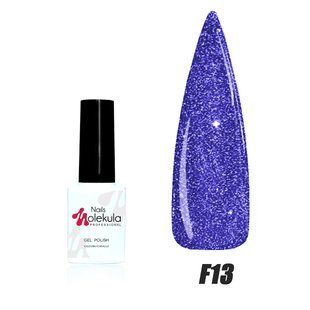 Nails Molekula Gel polish Flash Effect, F13, 6 мл &mdash; світловідбивний гель-лак для нігтів