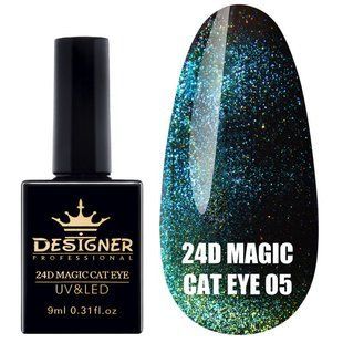 Designer Professional гель-лак 24D Magic Cat Eye 05, 9 мл