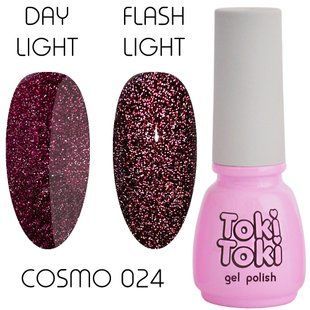 Toki-Toki Gel polish, Cosmo, 24, 5 мл &mdash; світловідбивний гель-лак для нігтів
