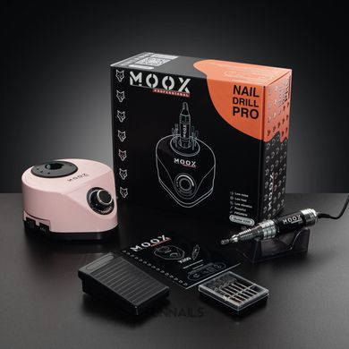 Фрезер для манікюру та педикюру MOOX X200, 50 000 об/хв, 70 W, Рожевий