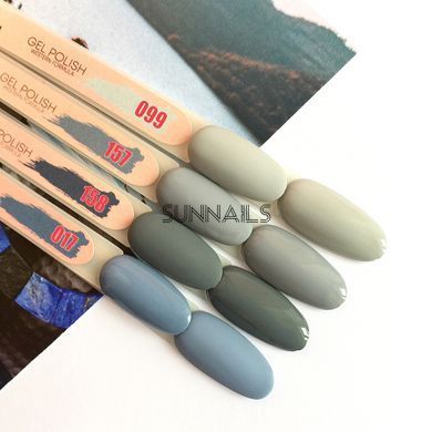 Nails Molekula Gel polish 157, 6 мл &mdash; гель-лак для нігтів, сірий